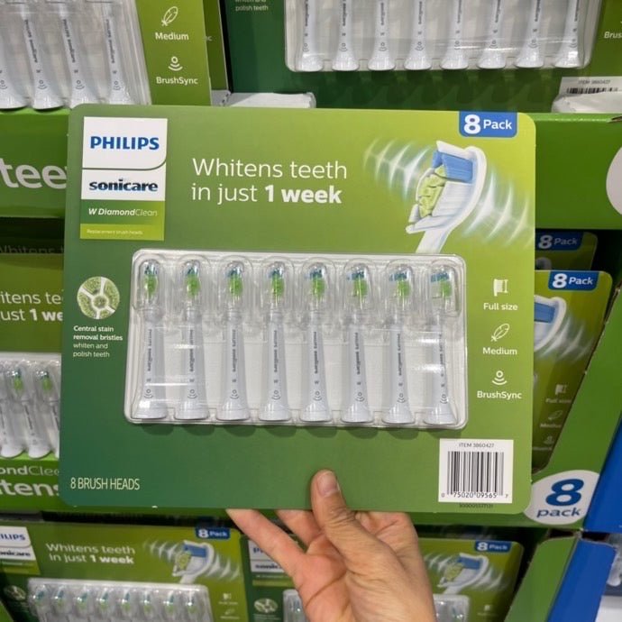Philips飞利浦牙刷头替换刷头8支装